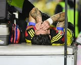 VIDEO | Con gritos de dolor y trasladado a un hospital: futbolista chileno sufre terrible lesión en México