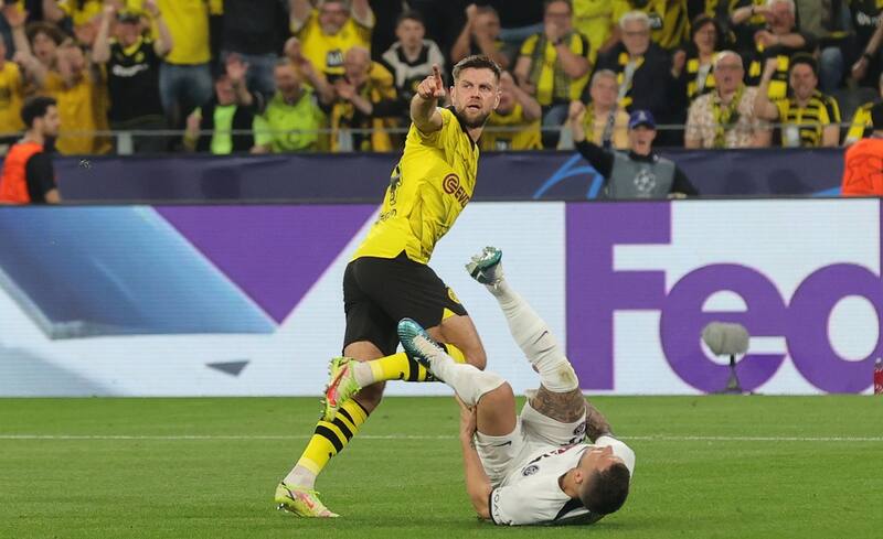 Niclas Fullkrug marcó para Borussia Dortmund vs PSG. EFE