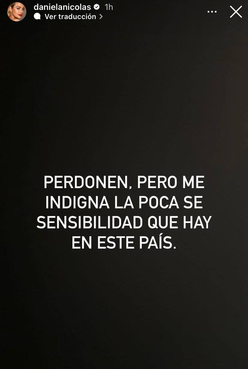 Daniela Nicolás se lanza contra la prensa por cobertura del fatal incendio en casa de Mariana Derderián.