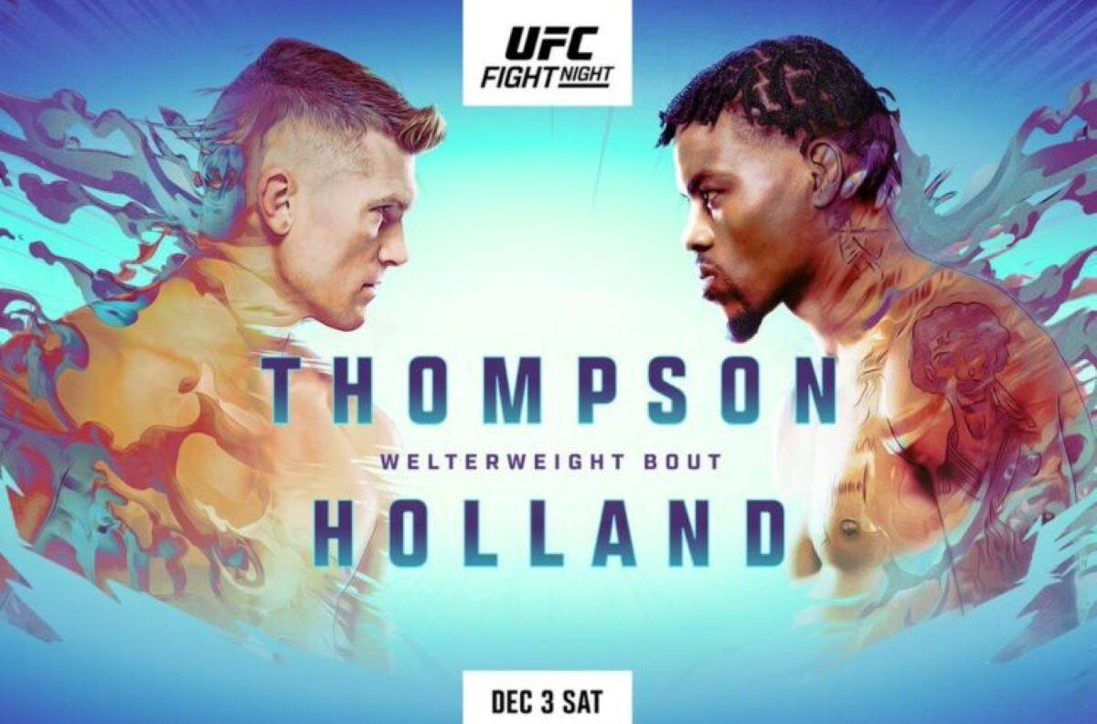 Stephen Thompson vs Kevin Holland: Hora y dónde ver por TV y EN VIVO online el combate estelar del UFC Orlando