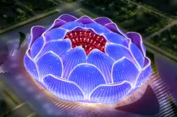 Lotus Flower Stadium: Así será el estadio de fútbol más grande del mundo