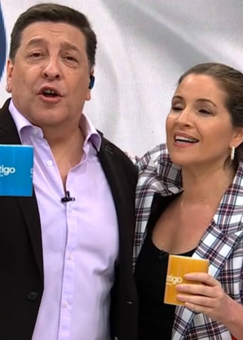 Julio César Rodríguez consistió a su compañera de matinal.