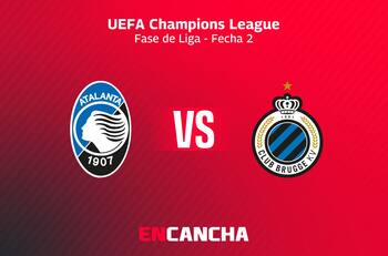 MARCADOR FINAL | Atalanta 2 - Club Brugge 1 por Champions League 2025-2026