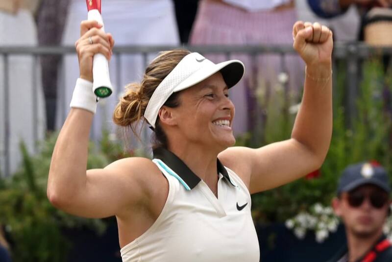 La flamante ganadora del WTA de Queen's.