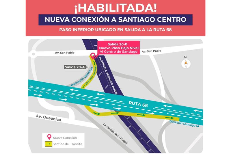 Revisa todos los detalles de esta nueva ruta habilitada.