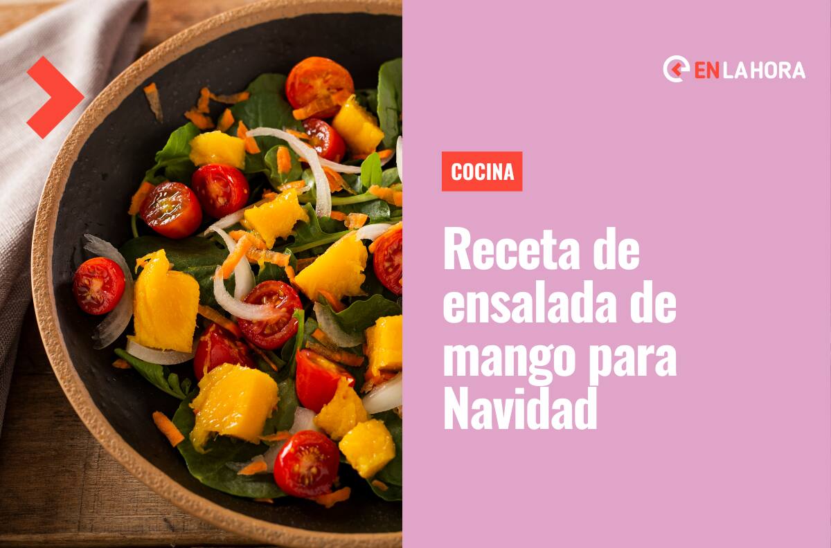 Receta de ensalada para Navidad: Conoce cómo preparar este rico plato con mango y tomates cherry