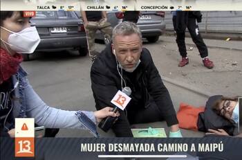 Martín Cárcamo pide ayuda para contactar a mujer que auxilió junto a doctor Molina tras caída en comuna de Maipú