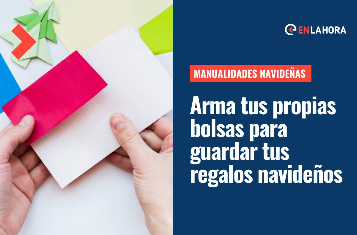Tutorial de Navidad: Así puedes hacer bolsas de papel para envolver tus regalos