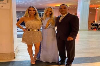 Macarena Ramis y su exesposo, Rodrigo Barrera, asistieron a fiesta de graduación de su hija Emilia