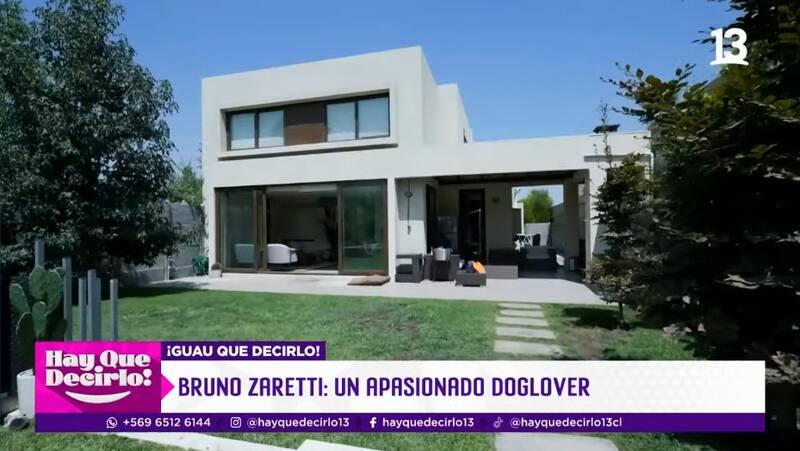 Así se ve por fuera la casa del artista.