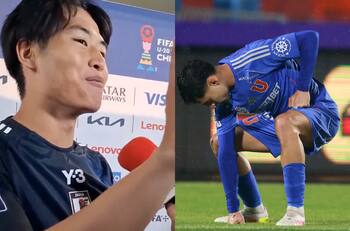 Al capitán de Japón Sub 20 le mostraron las celebraciones de Javier Altamirano: esta fue su inesperada reacción