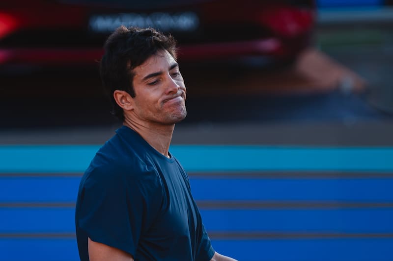 El chileno se despidió en la primera ronda de la Qualy del Masters 1000 de Miami. Foto: Felipe Escobedo / En Cancha