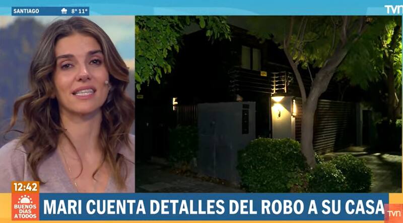 María Luisa Godoy contó detalles del robo a su casa. Créditos: Pantallazo TVN