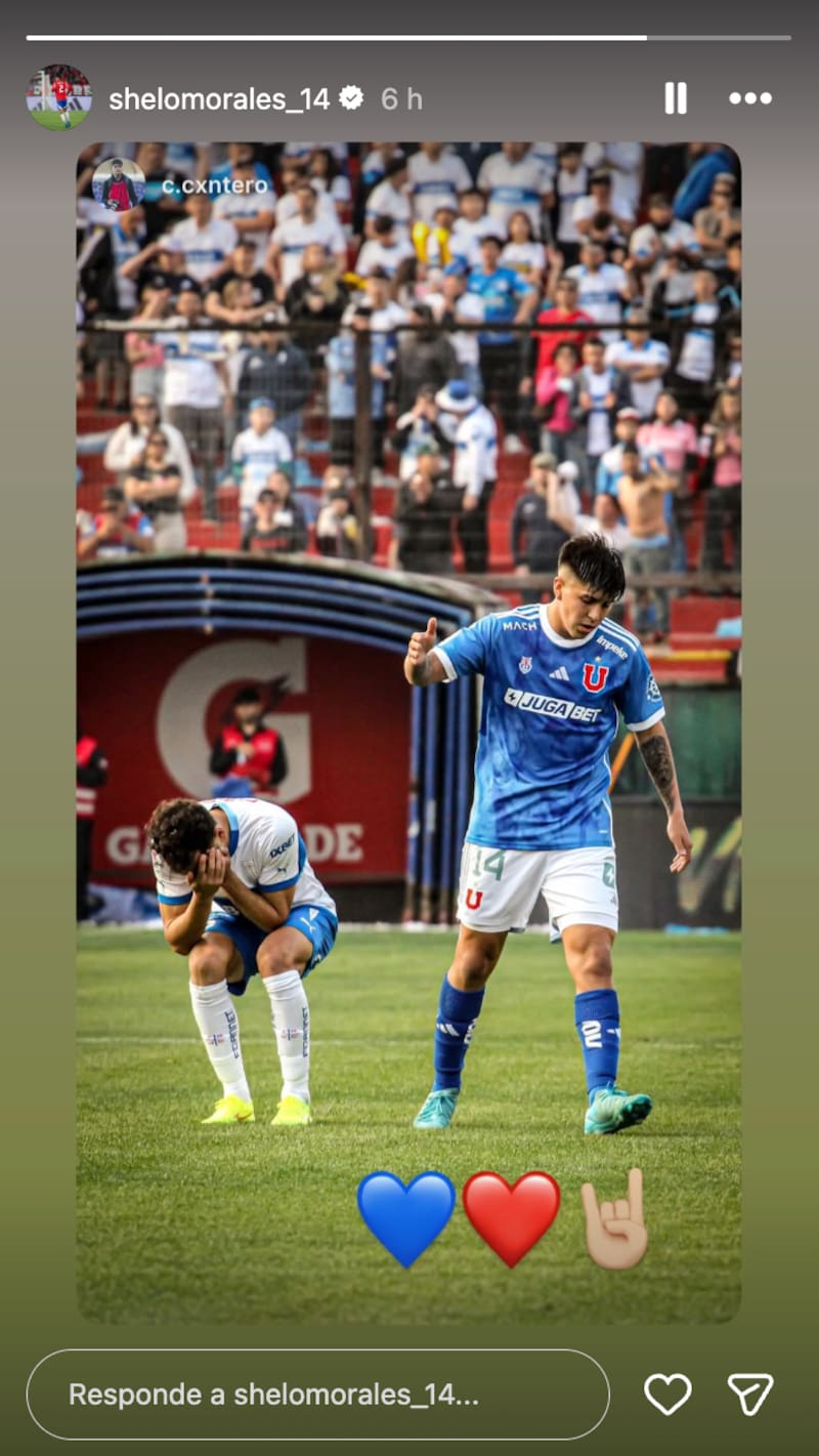 La historia que subió el ex U. de Chile.