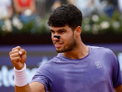 El match point de Carlos Alcaraz para instalarse en la semifinal del Masters 1000 de Roma