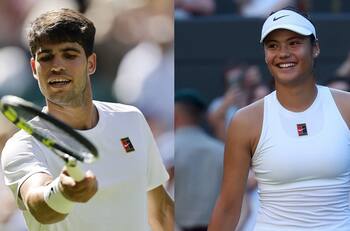 “Dijo que sí”: Alcaraz y Raducanu, la pareja del momento en Wimbledon y el tenis mundial