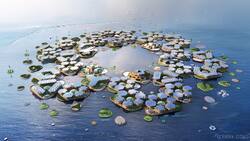 FOTOS I Así será la primera ciudad flotante del mundo anti desastres naturales