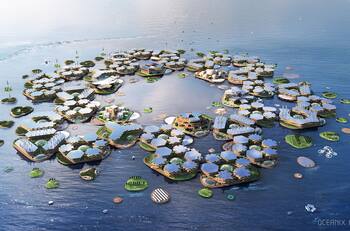 FOTOS I Así será la primera ciudad flotante del mundo anti desastres naturales