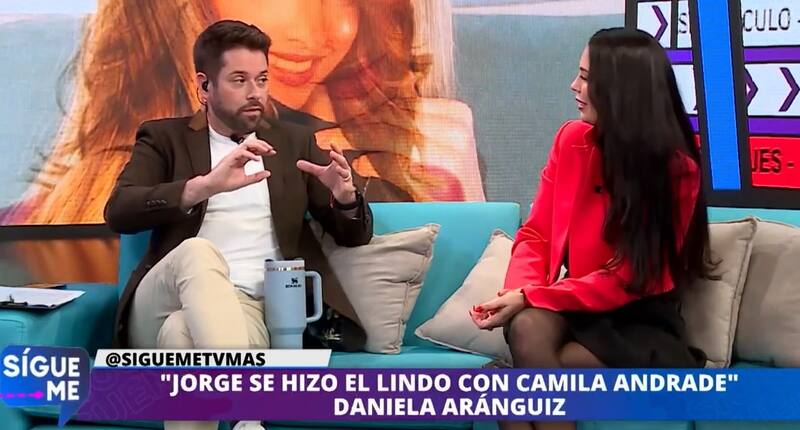 Daniela Aránguiz llegó a reemplazar a Kenita Larraín en "Sígueme". Créditos: Pantallazo TV+