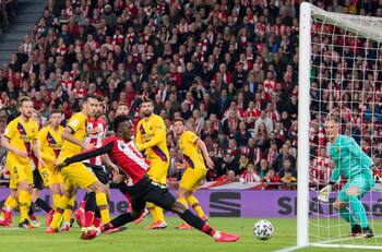 Iñaki Williams marcó para el Athletic de Bilbao pero lo anularon