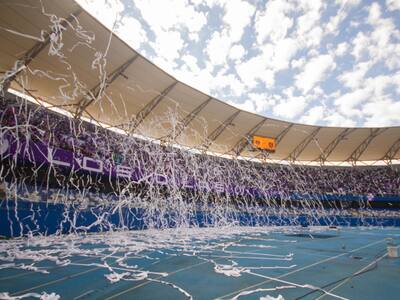 VIDEO | La masiva llegada de los hinchas de Deportes Concepción para crucial partido por el título