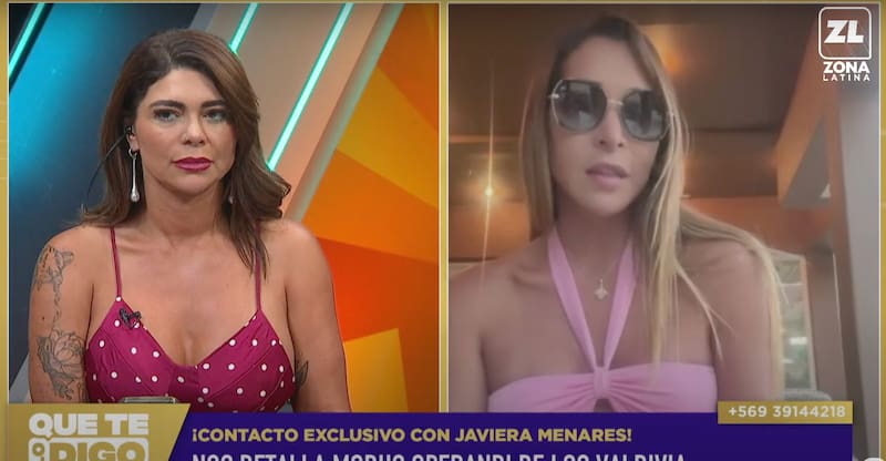 Javiera Menares recordó violento encuentro con Claudio Valdivia.
