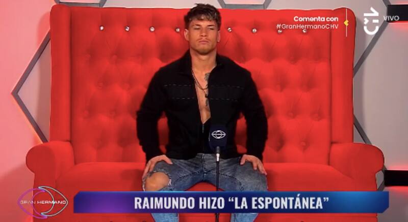 Raimundo Cerda fue el encargado de realizar la nominación espontánea esta semana. Foto: CHV.