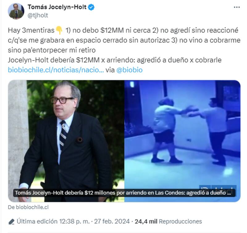 Tomás Jocelyn-Holt en X.