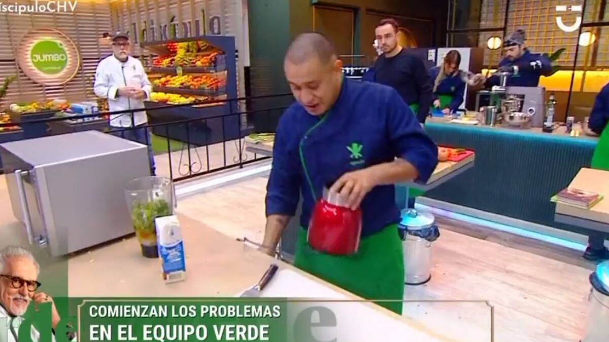 "Métanse la juguera en la ra..": Nacho Román sufrió con electrodoméstico en plena prueba de "El Discípulo del Chef"