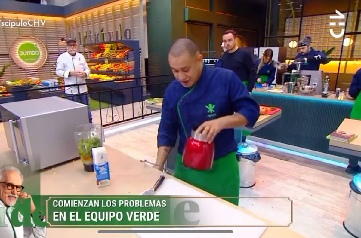 "Métanse la juguera en la ra..": Nacho Román sufrió con electrodoméstico en plena prueba de "El Discípulo del Chef"