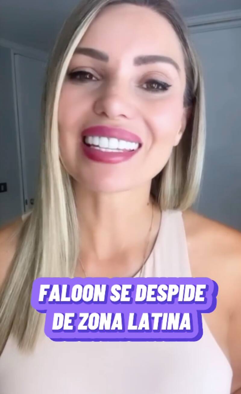 Faloon Larraguibel se despidió de Zona Latina.