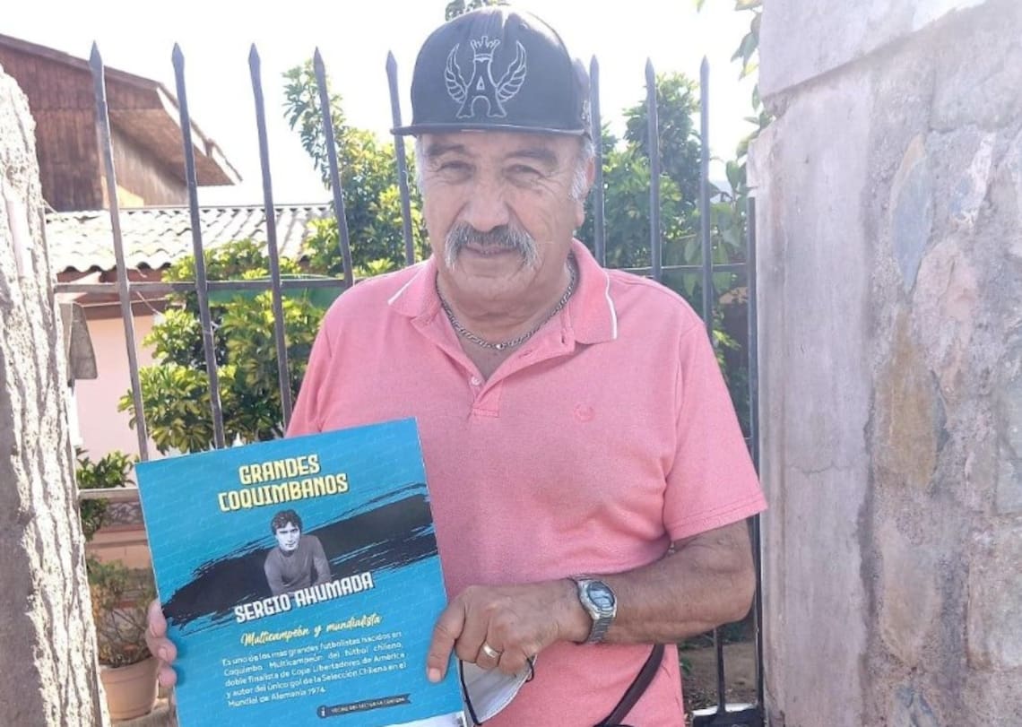 El ex seleccionado nacional y delantero de dos de los más grandes equipos chilenos y finalistas de la Libertadores: Colo Colo '73 y Unión Española '75. Foto: Fundación Coquimbo Patrimonial