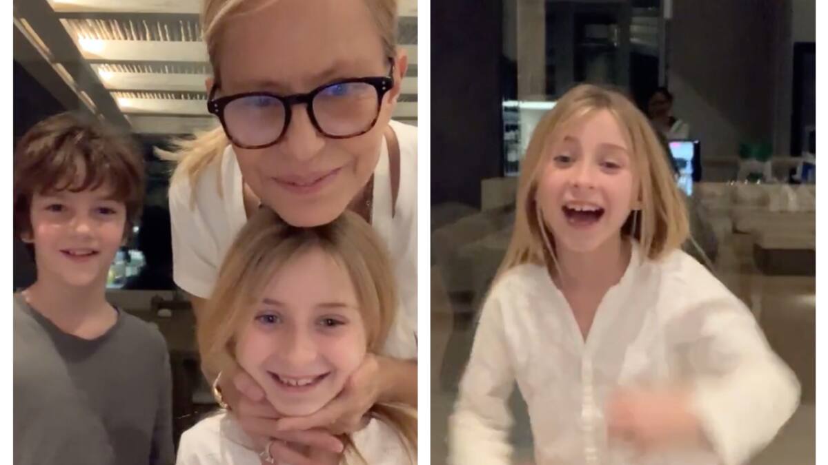 Cecilia Bolocco le presentó a sus seguidores a Emilia, pequeña hija de Aníbal Sánchez, que se apoderó de su transmisión en vivo