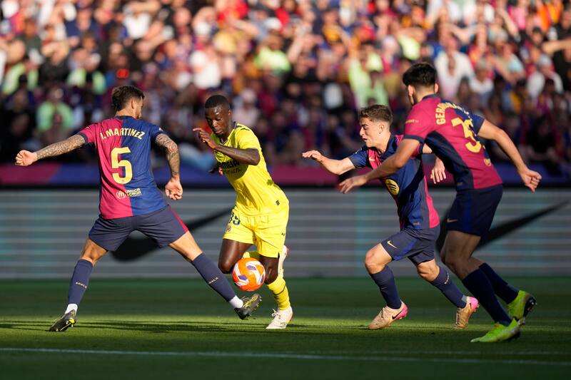 El equipo amarillo venció al Barcelona. Foto: EFE
