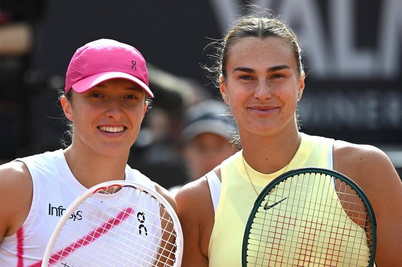 Iga Swiatek y Aryna Sabalenka.