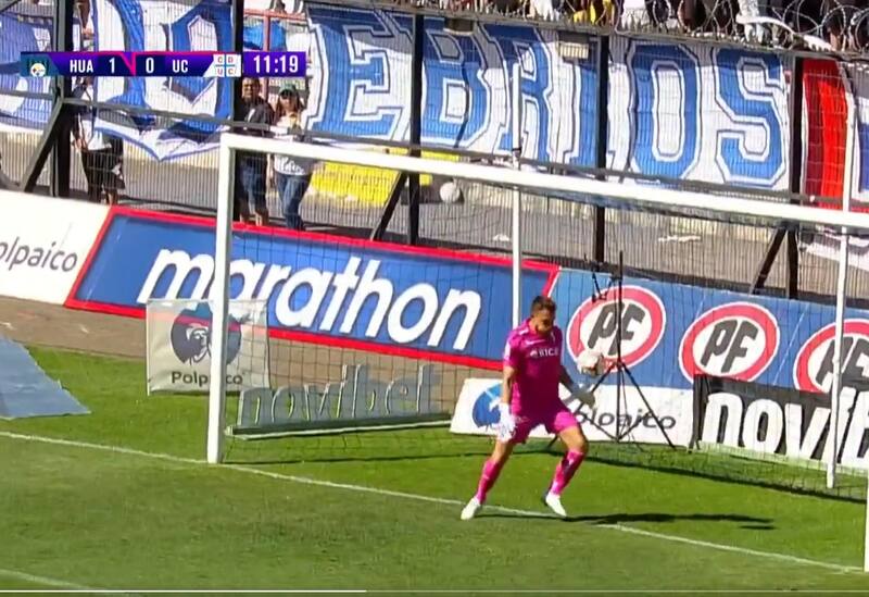 Curiosa jugada del Zanahoria Pérez vs Huachipato