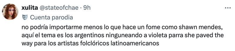 El cantate causó indignación.