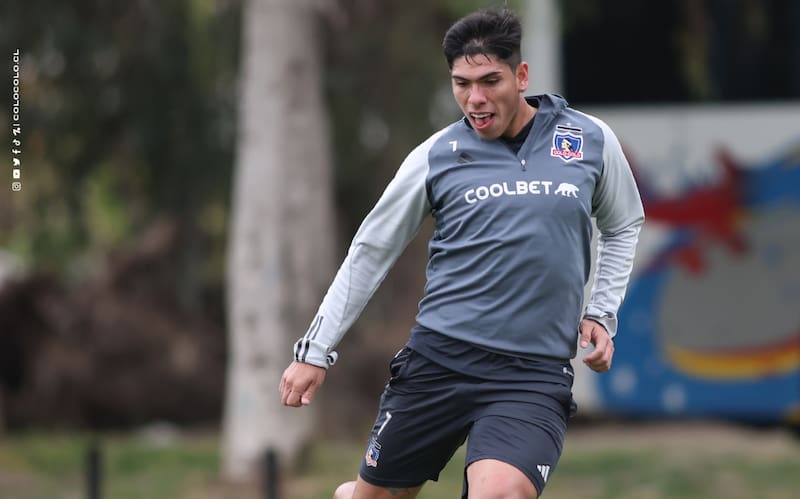 Carlos Palacios en la intertemporada de Colo Colo en Pirque (Foto: Colo Colo)