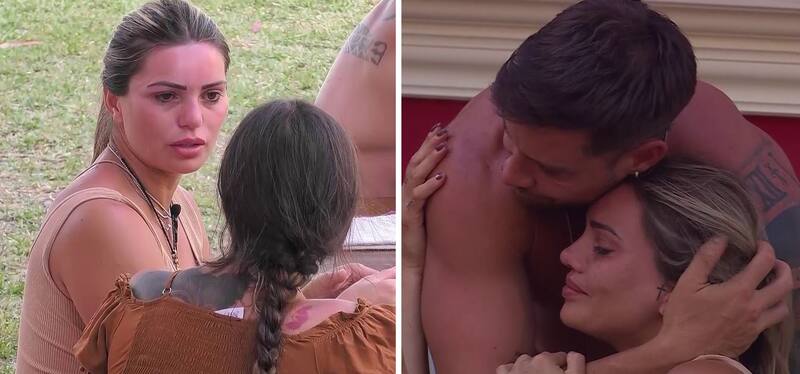 Faloon Larraguibel fue consolada por sus compañeros de encierro. Créditos: Instagram