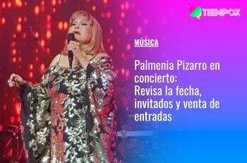 Palmenia Pizarro celebra 60 años de carrera en concierto con grandes invitados: Revisa la fecha y dónde comprar entradas