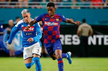 Barcelona sufre baja de Junior Firpo a horas del duelo ante Inter de Milán