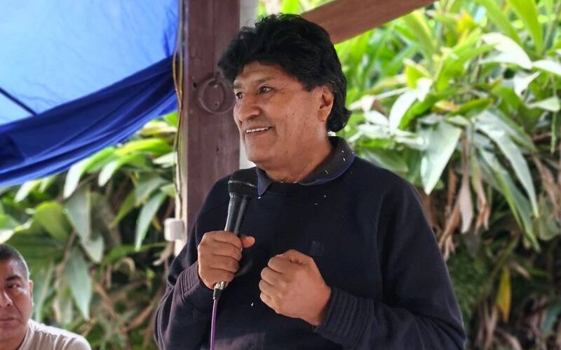 El ex Presidente de Bolivia es hincha del cuadro Xeneize y Millonario. Créditos: @evomoralesayma.