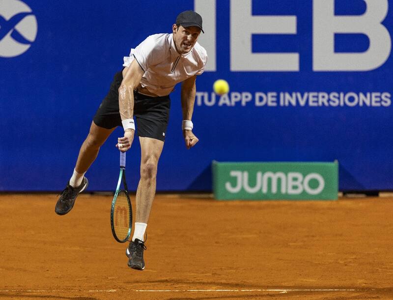 Nicolás Jarry en el ATP de Buenos Aires. Crédito: Argentina Open