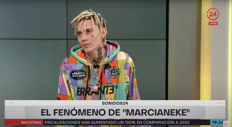 Fue invitado al espacio "Sonidos24" de 24 Horas / TVN