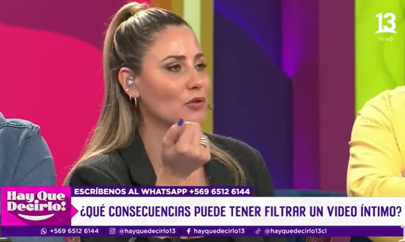 Gissella Gallardo reveló que está siendo hostigada. Créditos: Captura Canal 13