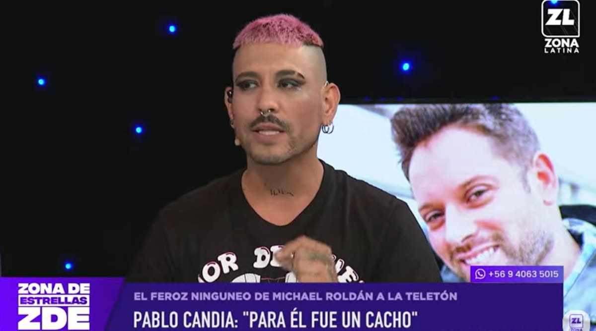 Pablo Candia en "Zona de Estrellas". Créditos: Pantallazo Zona Latina