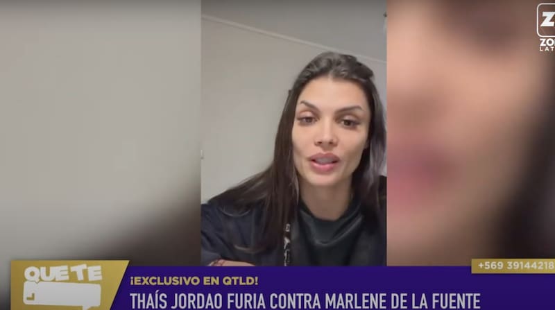 Thaís Jordao se lanzó contra Marlene de la Fuente.
