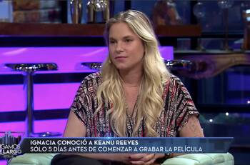 Ignacia Allamand revela que Keanu Reeves le contó un secreto para entrar en confianza