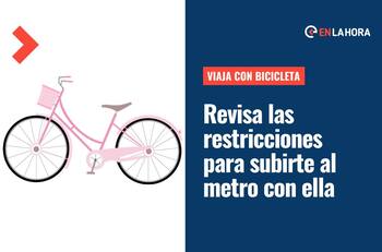 Viaja con Bicicleta: ¿Qué restricciones habrá para subirte al Metro de Santiago con tu bici?