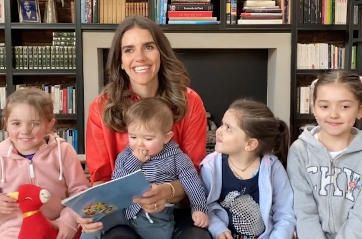 María Luisa Godoy gozó de un "rico" día de campo junto a sus hijos y la abuelita de ellos